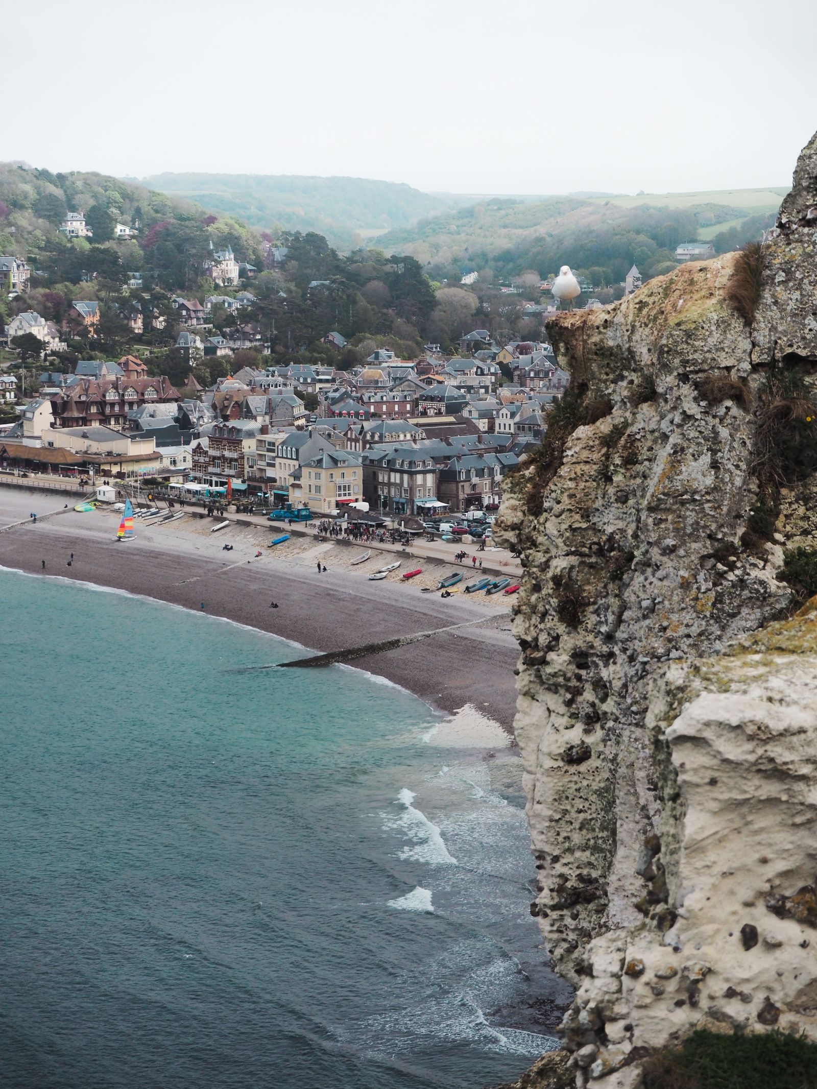 A seaside village